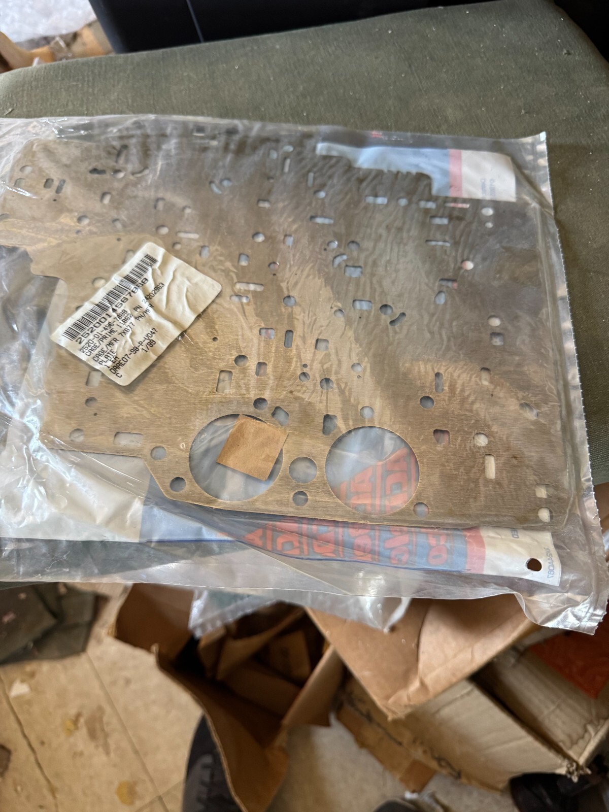GM HMMWV TRANSMISSION PLATE PN 24202963