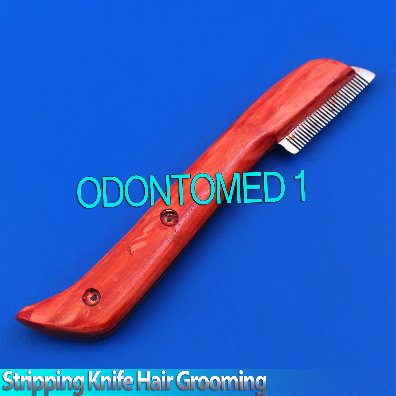 STRIPPING KNIFE HAIR GROOMING PET CAT DOG COMB, STAINLESS STEEL *MEDIUM