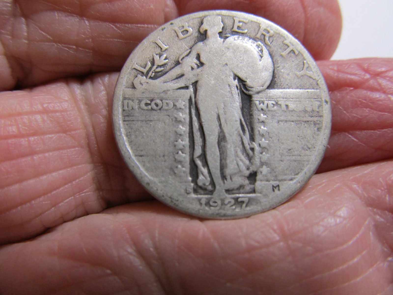 1927-S Standing Liberty Silver Quarter*** Better Grade*** Semi-Key Date!!