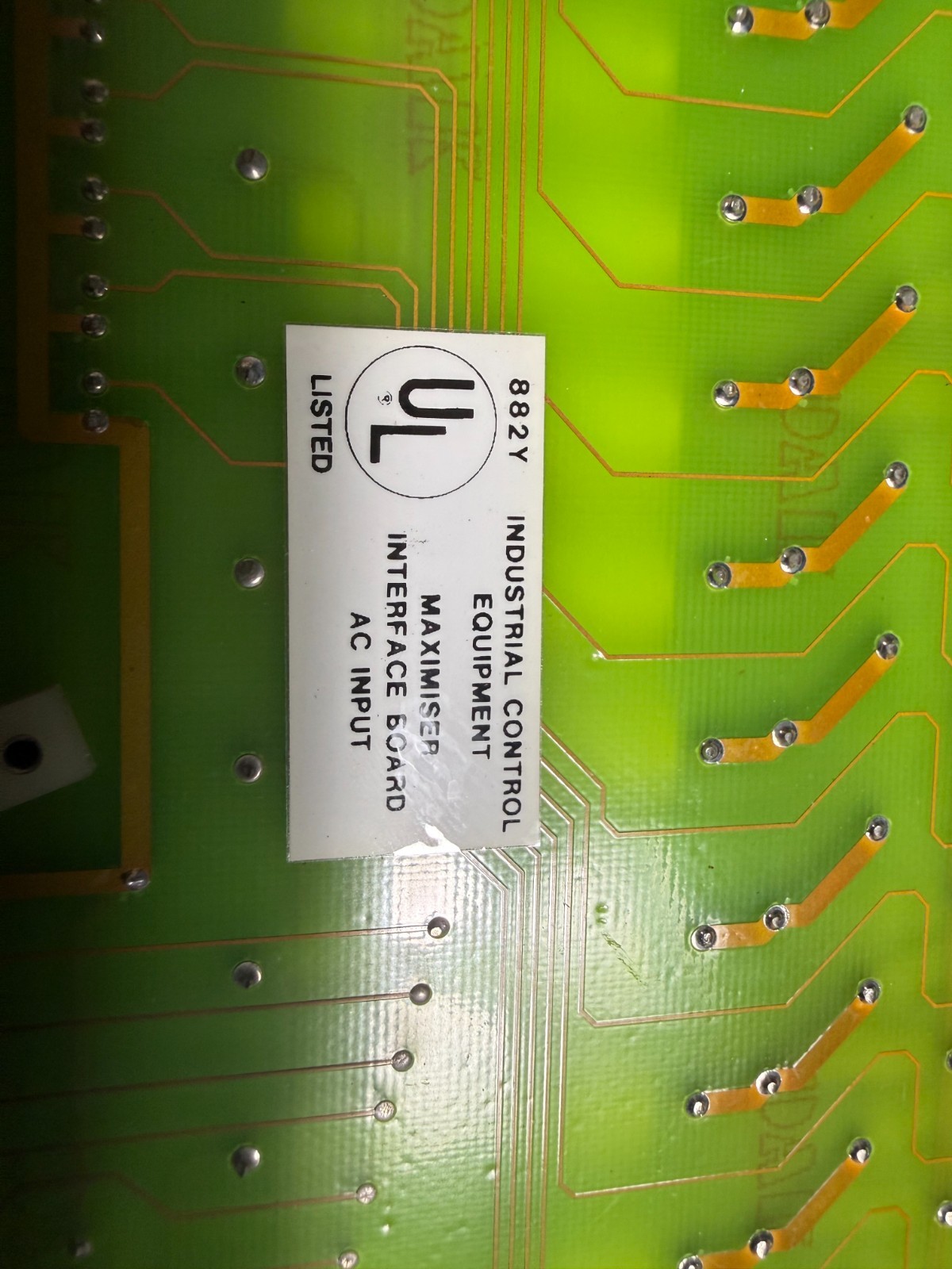 Cincinnati Milacron 3-531-3564A AC Input Module Circuit Board 35313564A