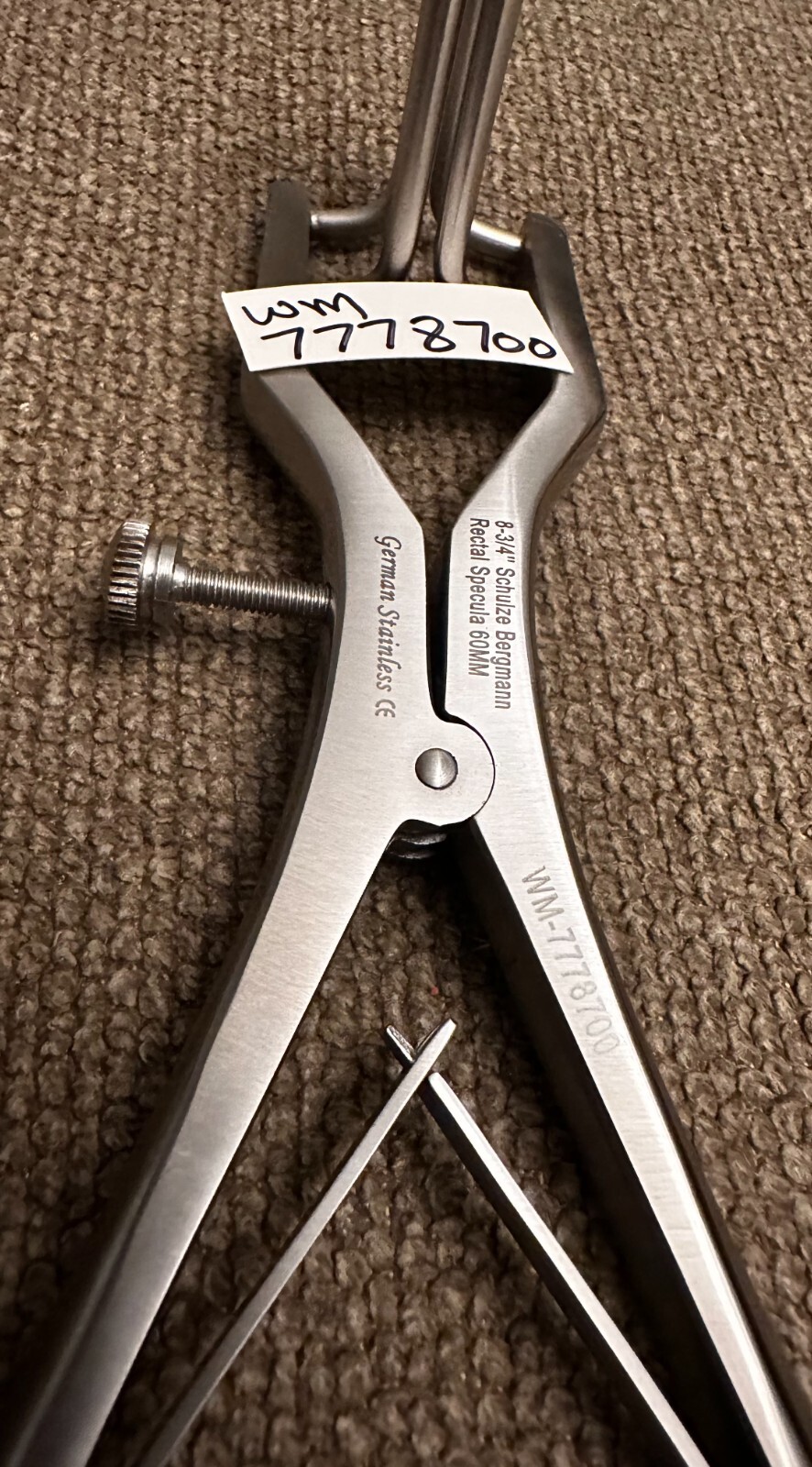 SCHULZE BERGMANN RECTAL SPECTULA 60MM