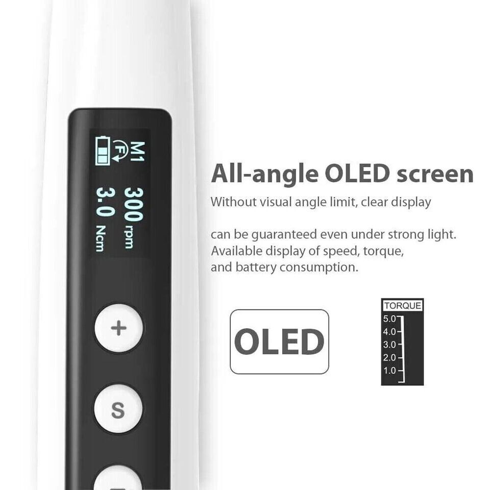 Woodpecker Dental Endo Motor Root Canal 1:1 Reciprocating Contra Angle Handpiece