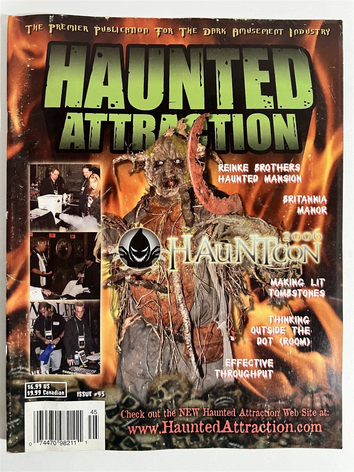 HAUNTED ATTRACTION #45 HAUNTED ATTRACTION/HOUSE HOW TO MAGAZINE