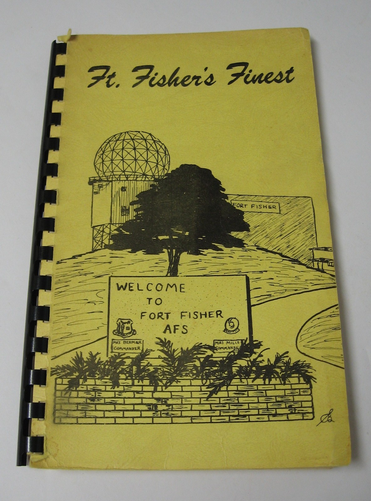 1977 Fort Fisher's Finest Spiral Cookbook, 100 pg. Carolina Beach North Carolina