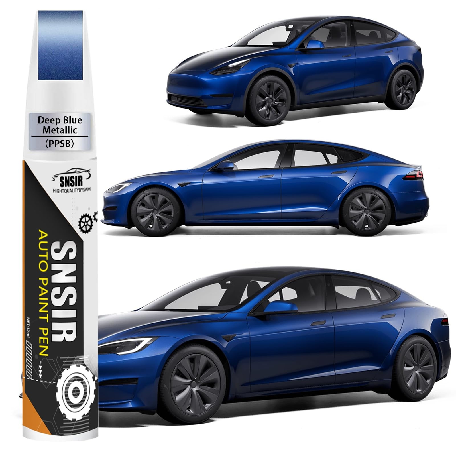 0.4 Fl Oz (Pack of 1), Car Touch up Paint(Deep Blue Metallic(PPSB))...