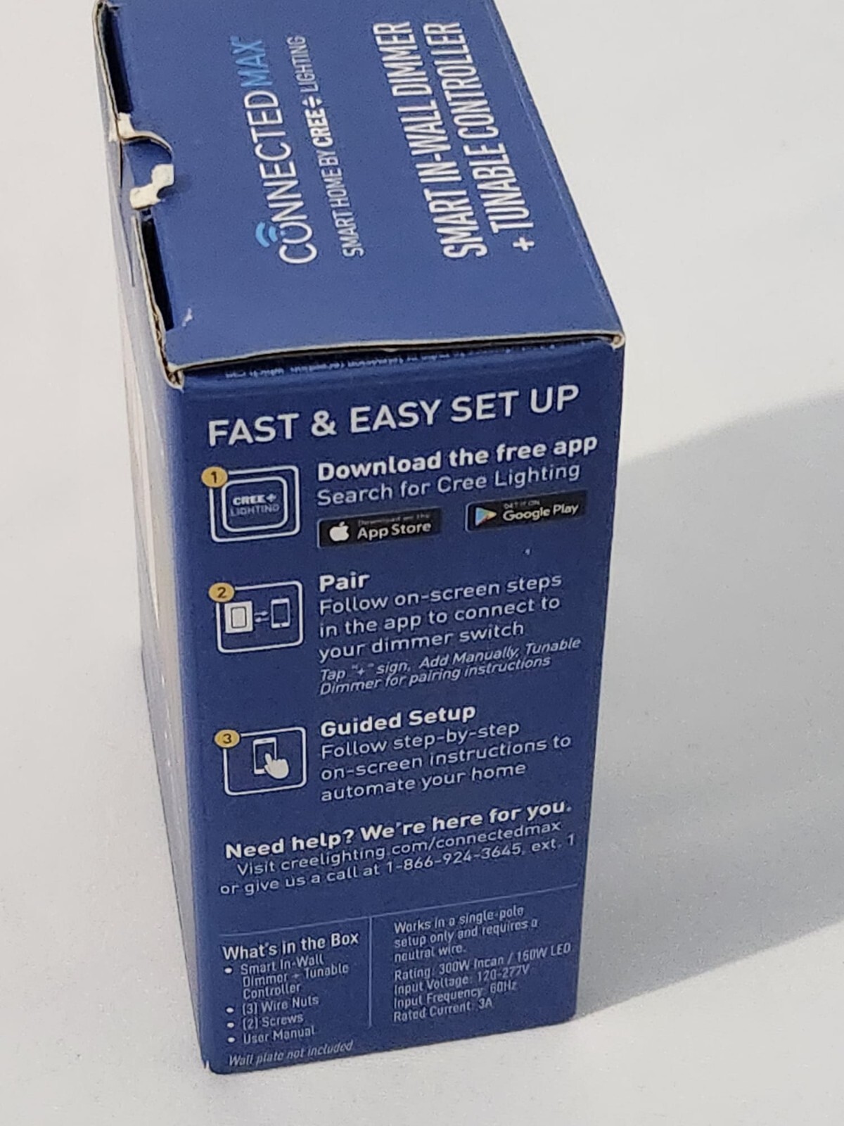 1 Cree Connected Max Smart In-Wall Dimmer & Tunable Controller Bluetooth WiFi