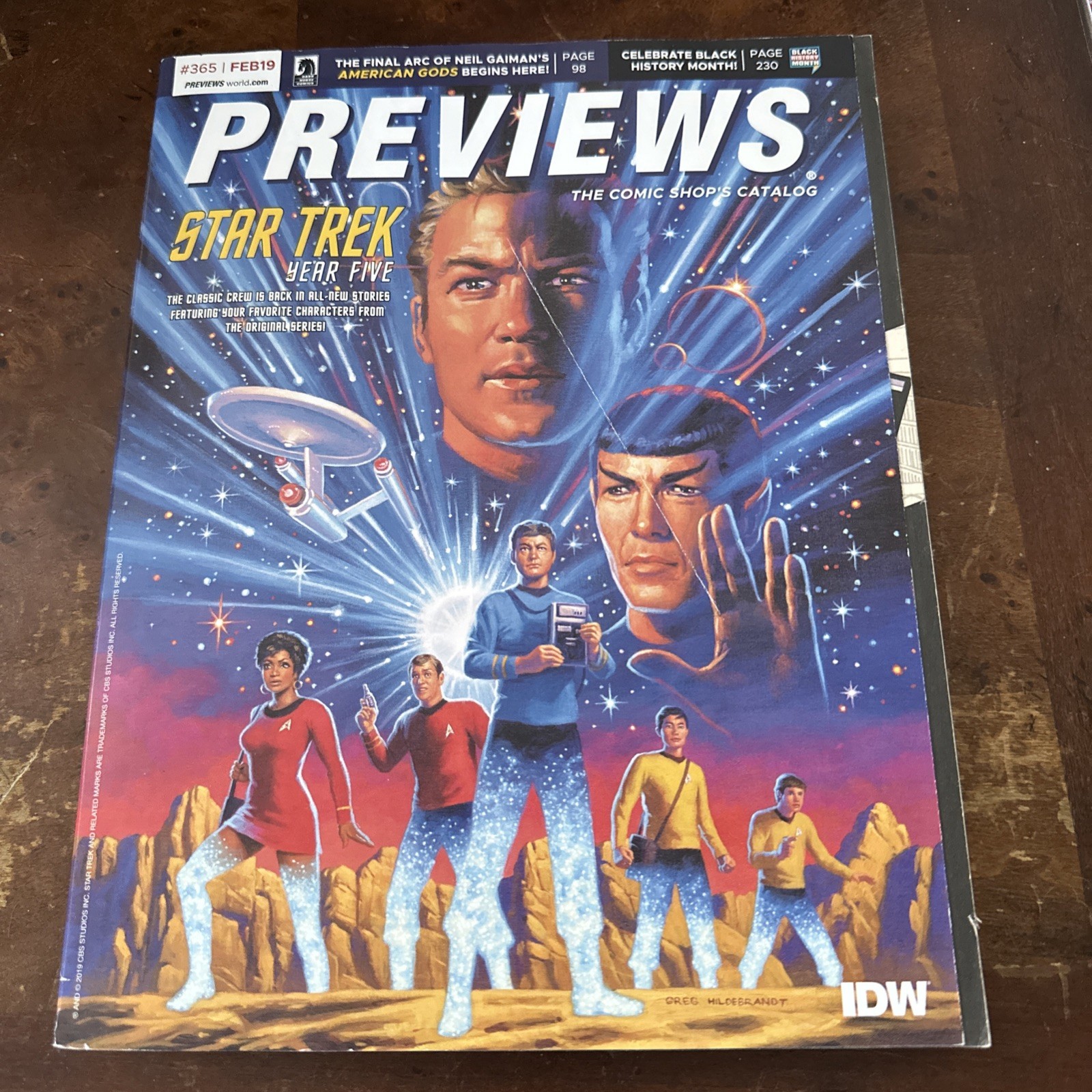PREVIEWS CATALOG February 2019 New Ships Immediately