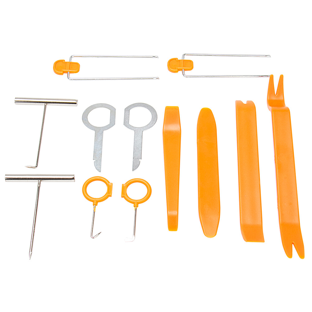 Car Radio Audio Stereo Door Trim Dash Panel Install Removal Pry Tool Tools Kit