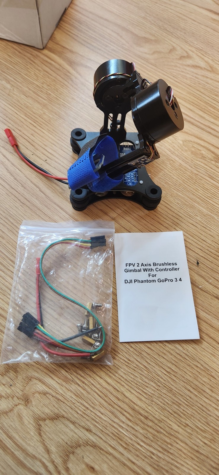 2 Axis Brushless Gimbal BGC 2.2 for GoPro Hero 3/3+/4 FPV Drone Untested Used