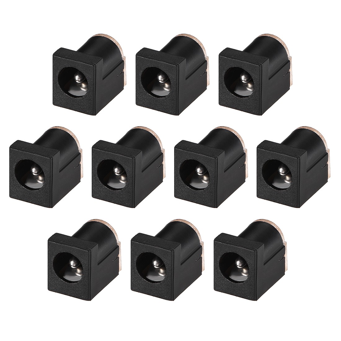 DC-012 5.5mmx2.1mm DC Power Jack Socket 3 Pin Female Panel Mount Connector 10pcs