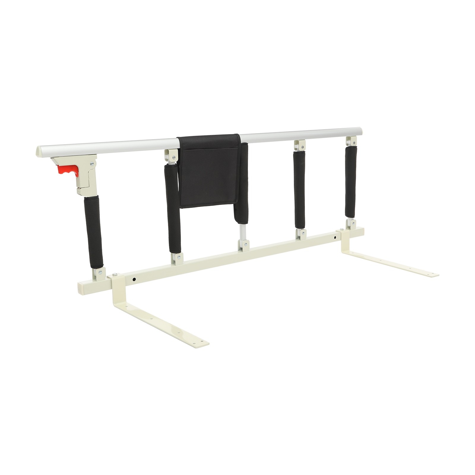 5-Column Foldable Bed Rail for Elderly Safety Handrail Support Assist Handle