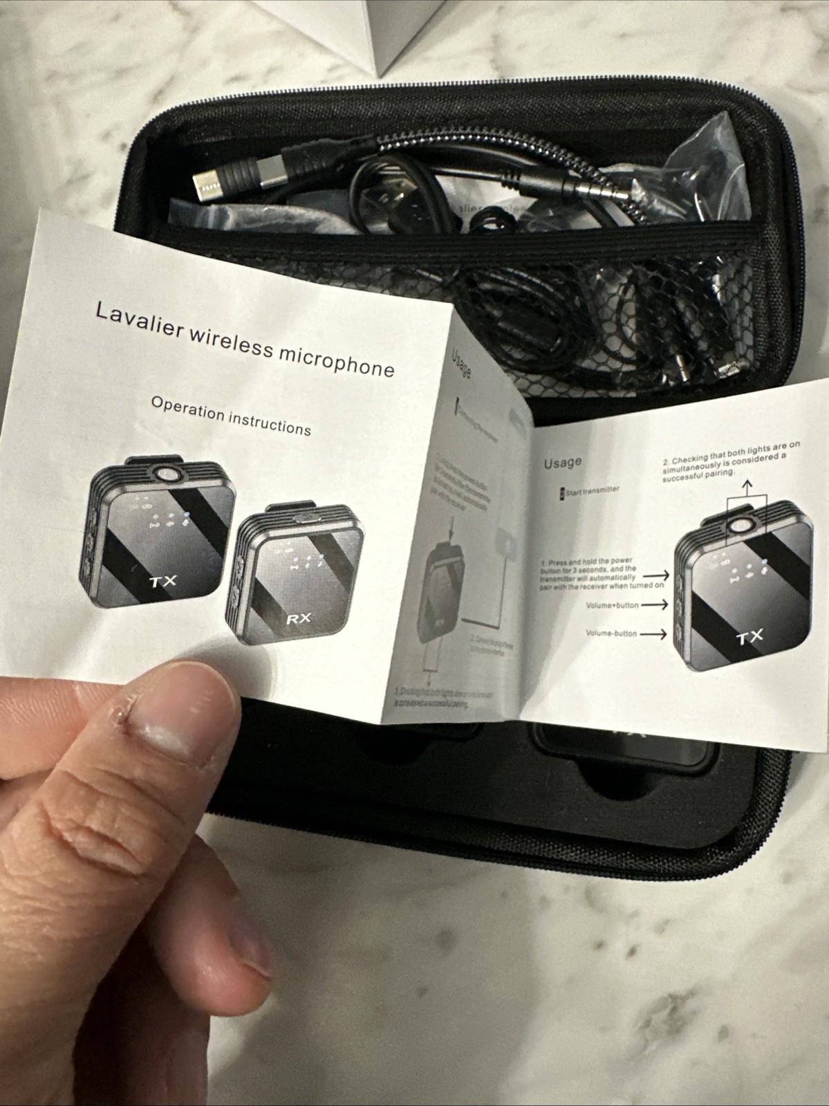 K23 Wireless Lavalier Microphone 2.4G Dual Transmitter