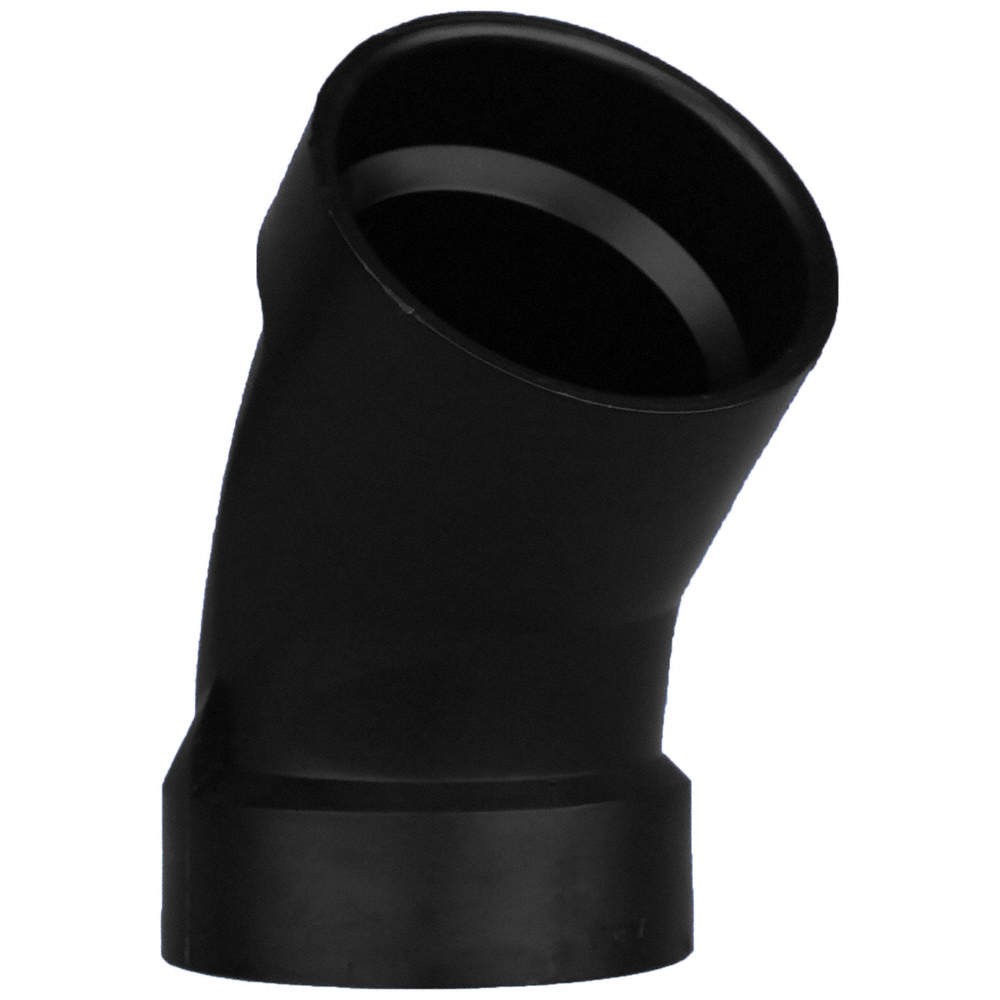 GRAINGER APPROVED 1WJA2 45 Elbow,2 in,Schedule 40,Socket,Black 1WJA2