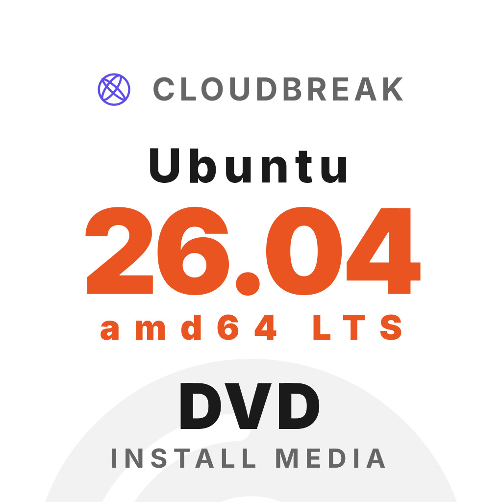 Ubuntu 26.04 amd64 LTS Bootable/Live Install DVD NEW