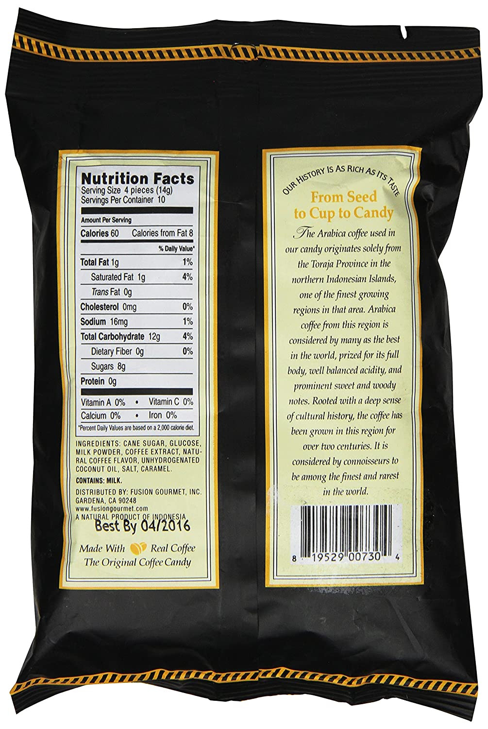 Coffee Candy Individually Wrapped, 0.35Pounds (42 Pcs)