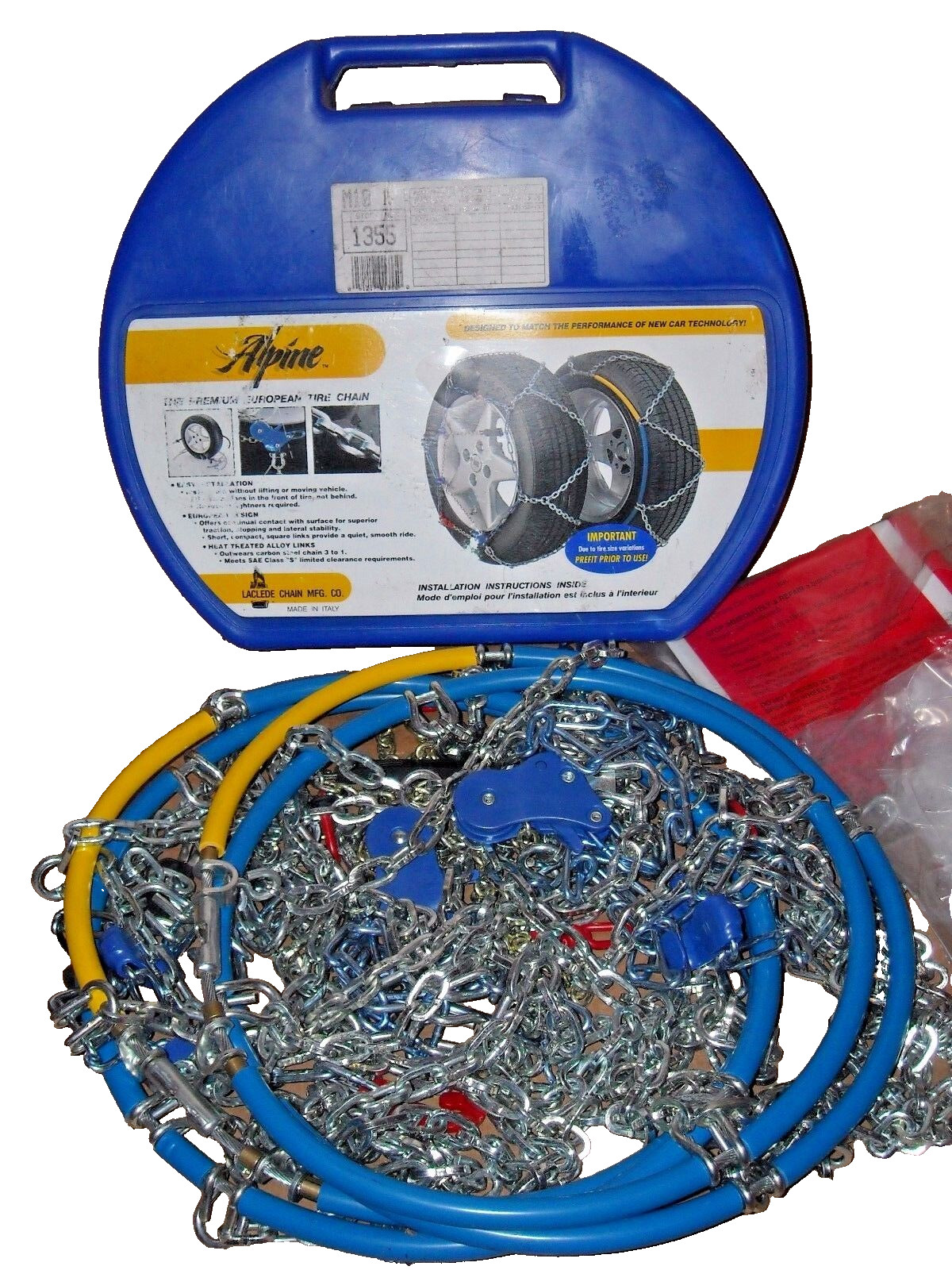 1355 Alpine Tire Chains, 1 Pair - Never Used