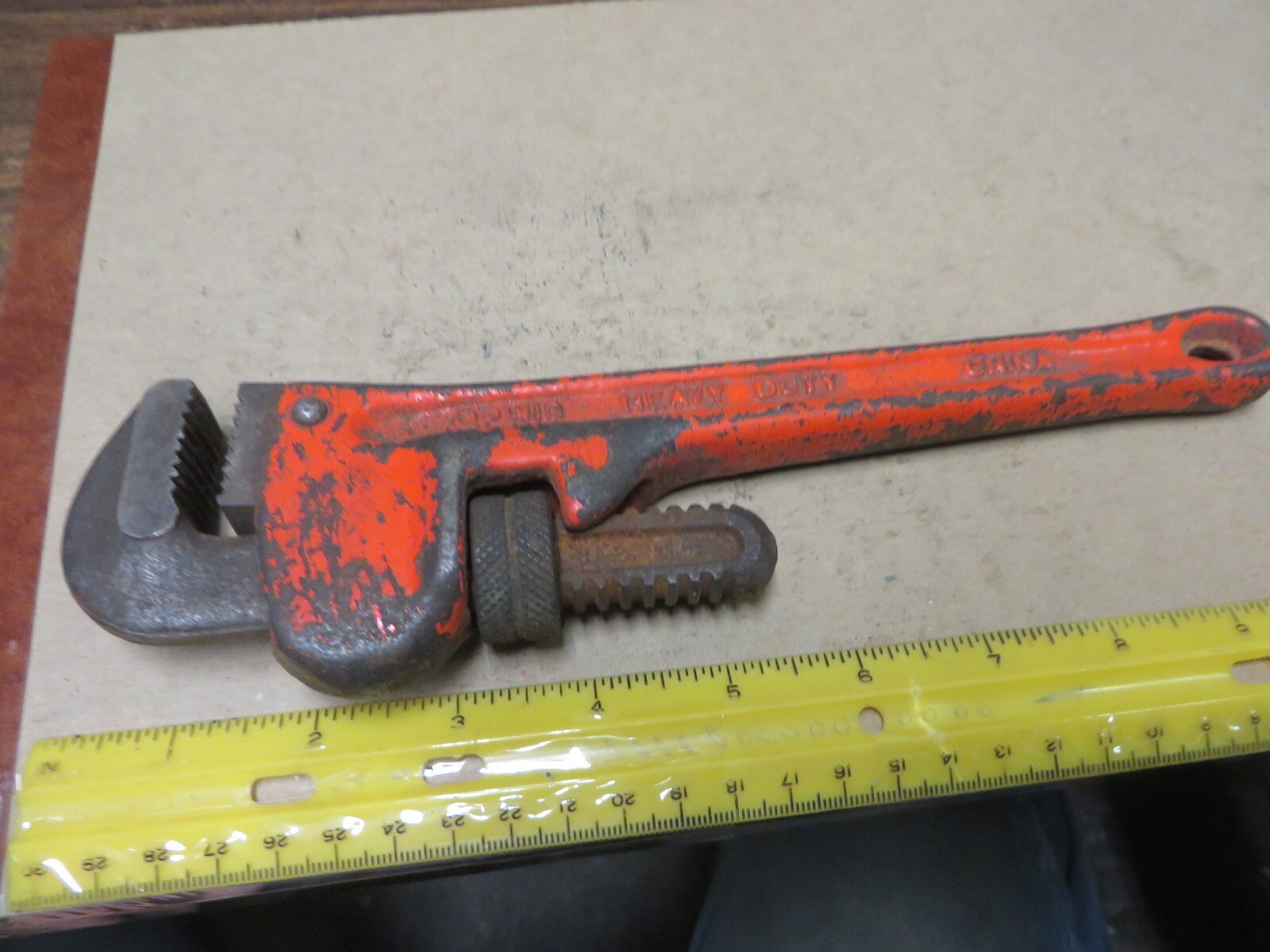 OHIO FORGE 10" ADJUSTABLE PIPE WRENCH # OPW10
