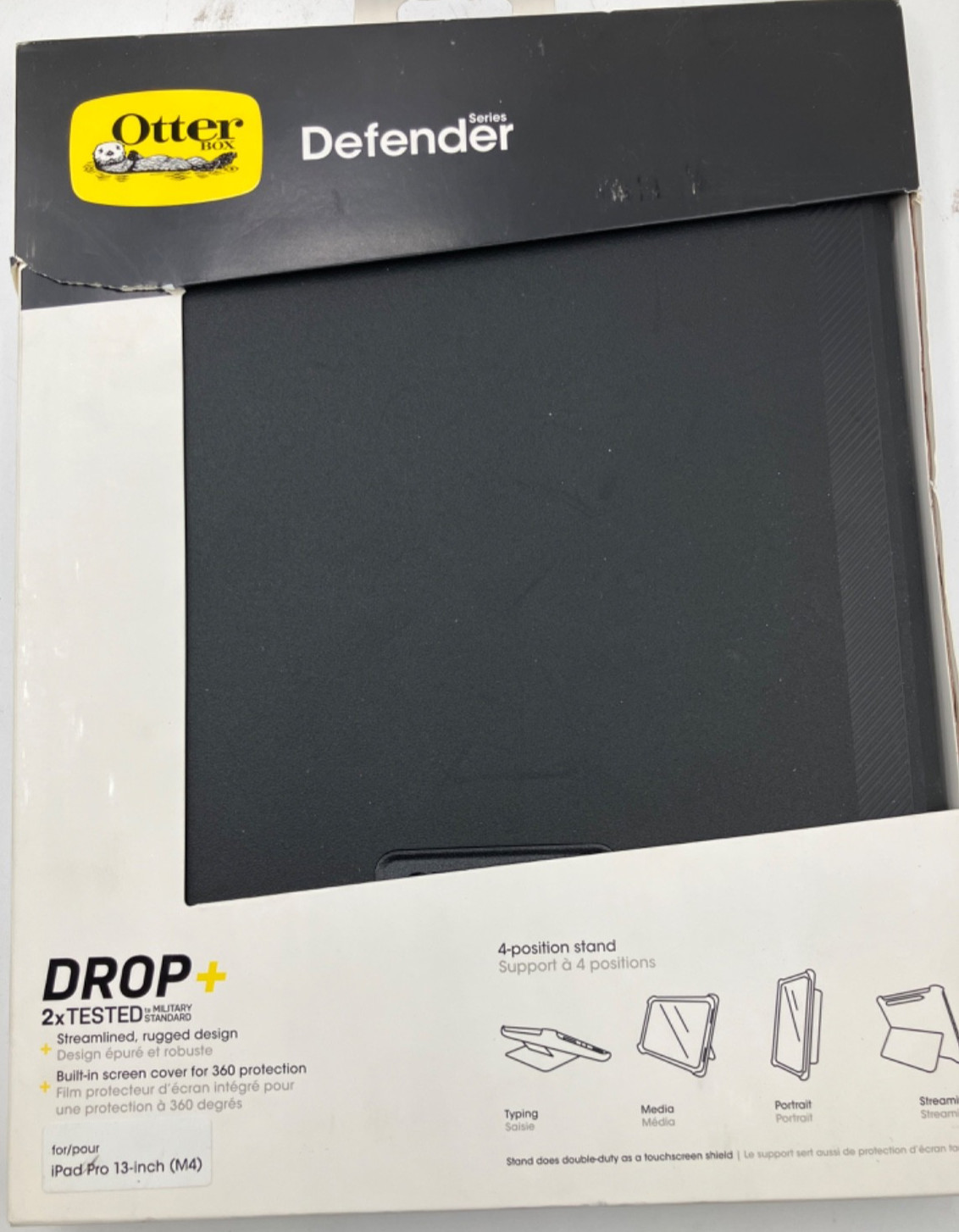 OTTERBOX Defender Series Rugged Case for iPad Pro 13-inch (M4) Black Shockproof