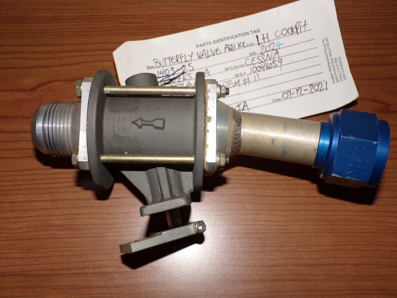 Cessna Citation 550 Windshield De-Ice Valve 1403-25