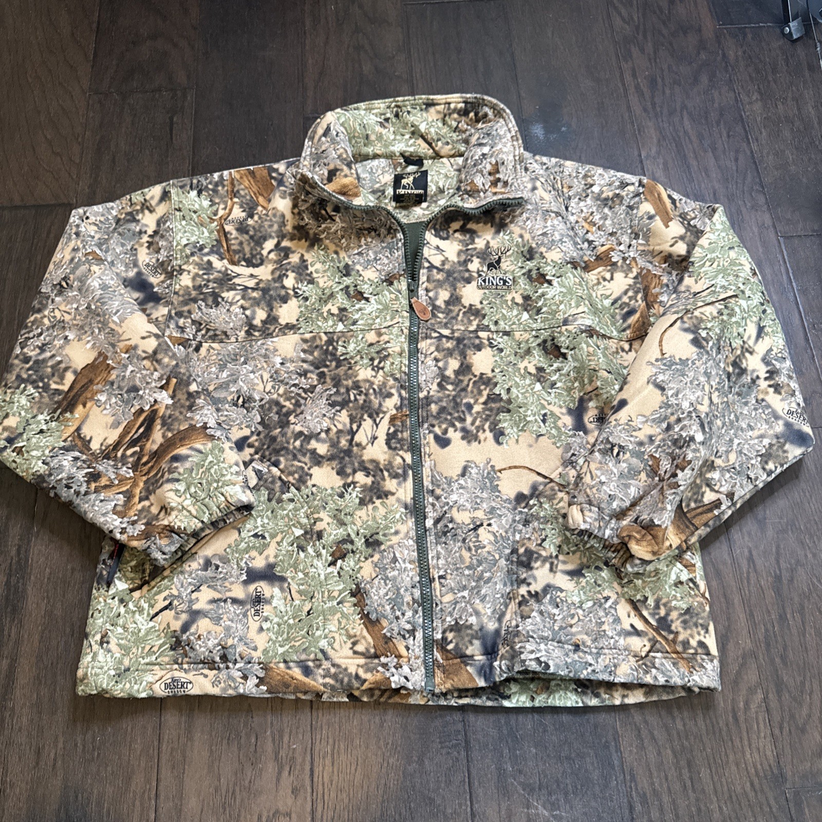 Kings Outdoor World Hidden Mesa Fleece Jacket, Thick 3XL Camo