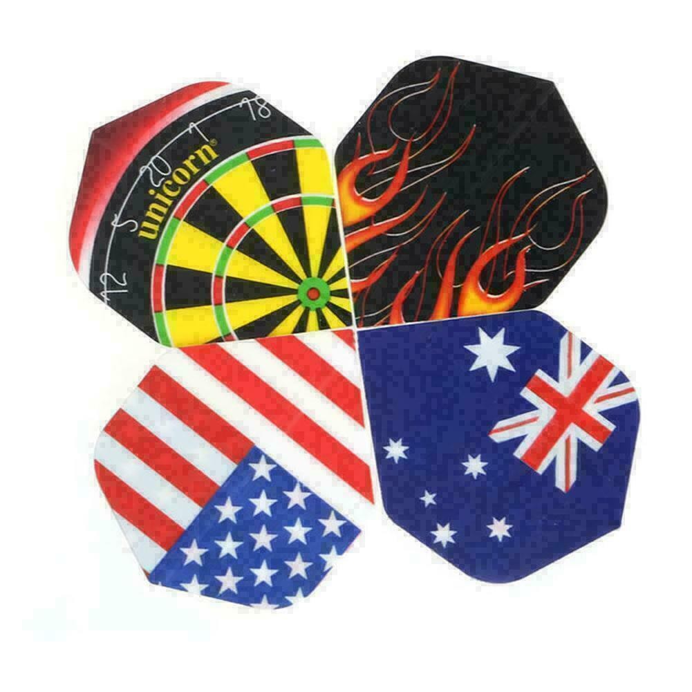 60Pcs 20-Pattern Dart PET Flights Multi-Styles Nice T4D4 Darts Profe Y0M3 Y5O4 F