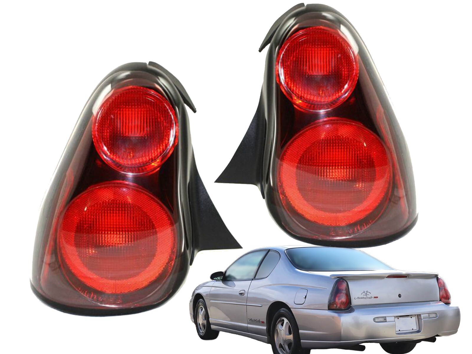 For 2000 - 2005 Chevy Monte Carlo Rear Lamp Left Right PAIR GM2801180 GM2800180