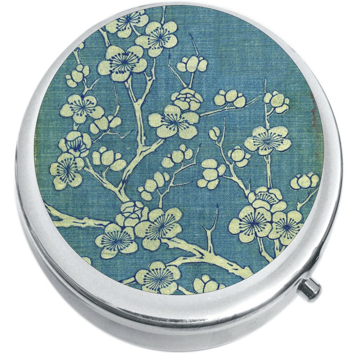 Blossoms Tree Flowers Medicine Vitamin Pill Box