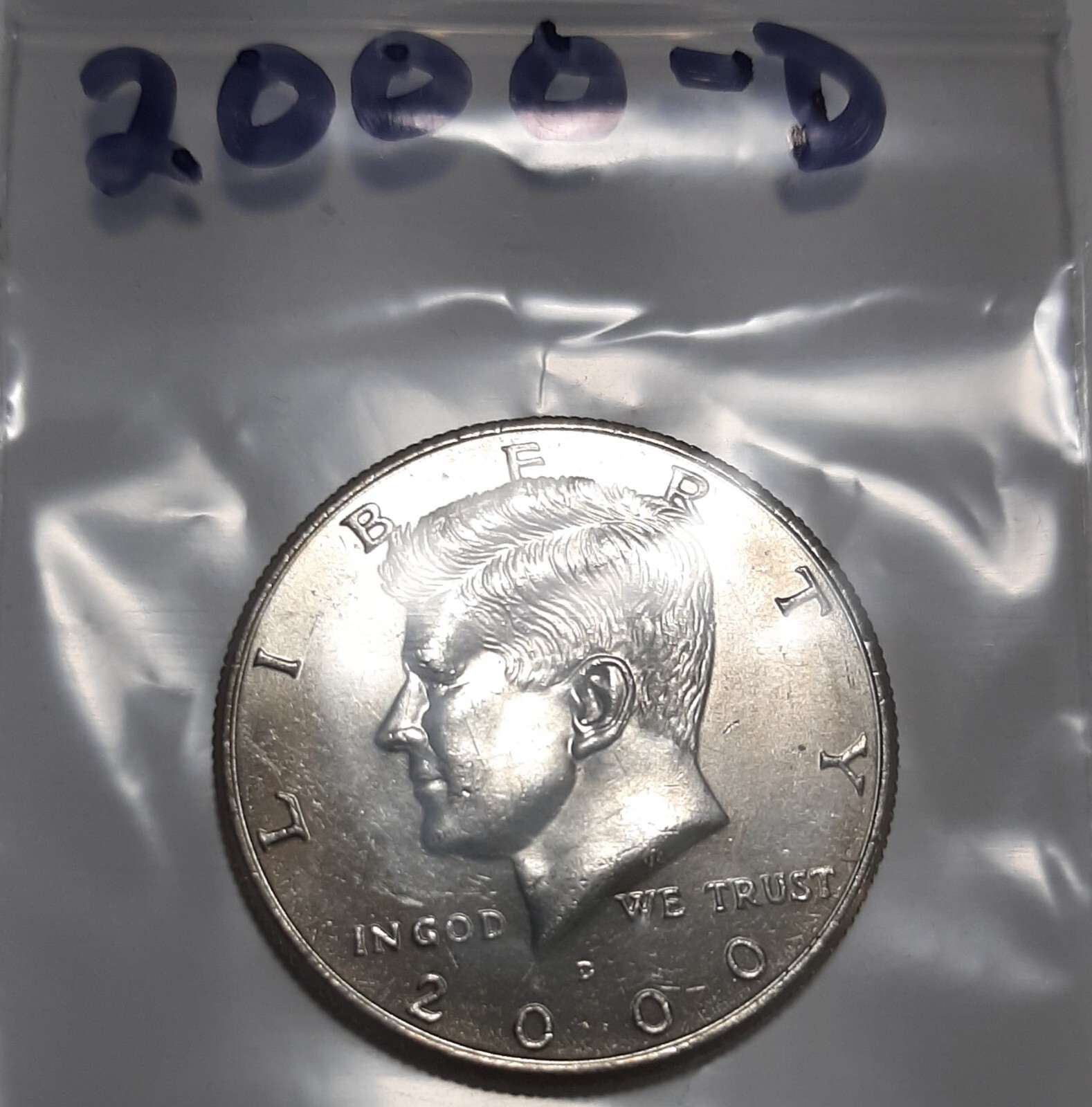2000-D Kennedy Half Dollar.