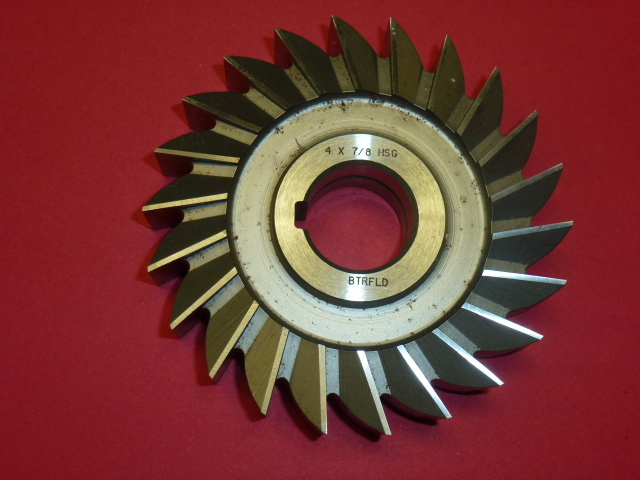 NOS! UNION BUTTERFIELD SIDE TOOTH MILLING CUTTER, 4" x 7/8" x 1", 58-10083