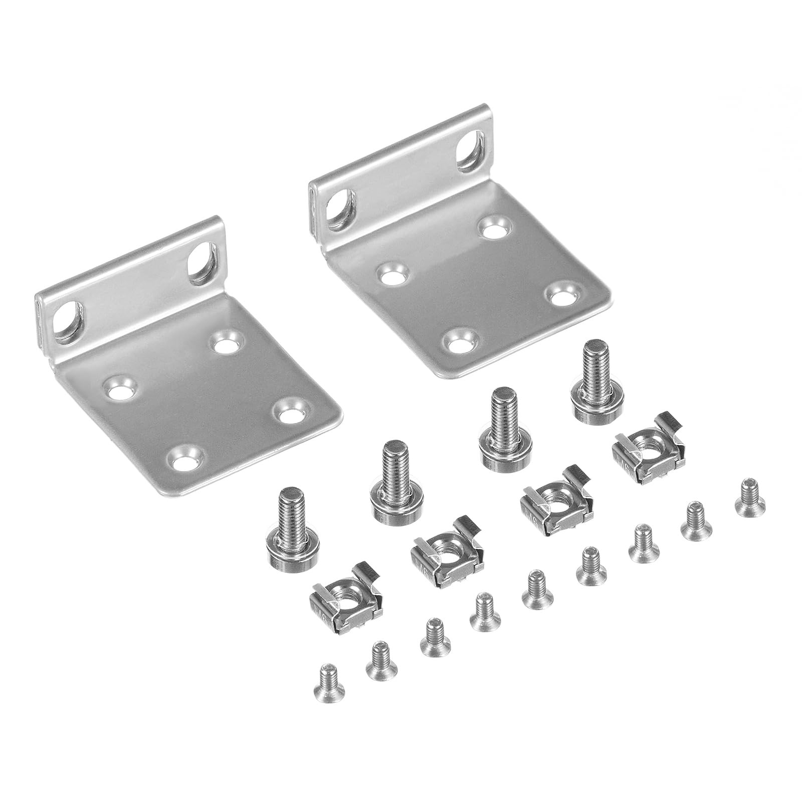 Rack Mount Kit for Ubiquiti Switch, 1U Rack Ears for Ubiquiti 16/24/48 Series...
