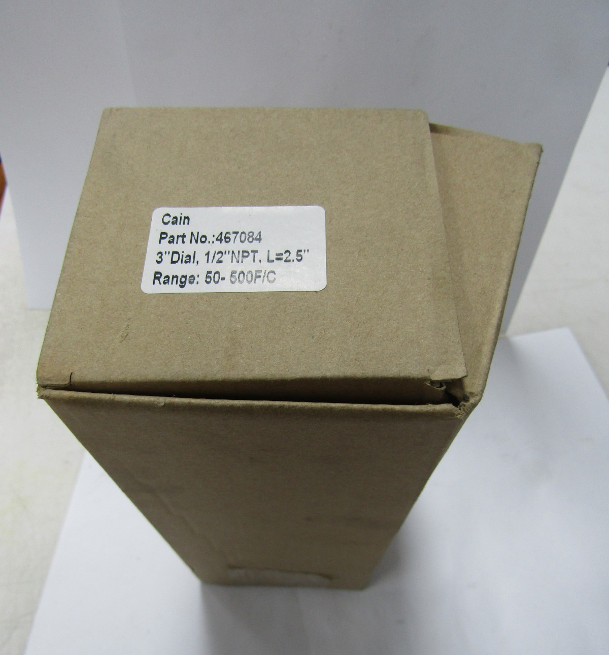 🙌 NEW CAIN 50-500°F/C 3", 1/2" NPT, L=2.5" THEMOMETER 467084