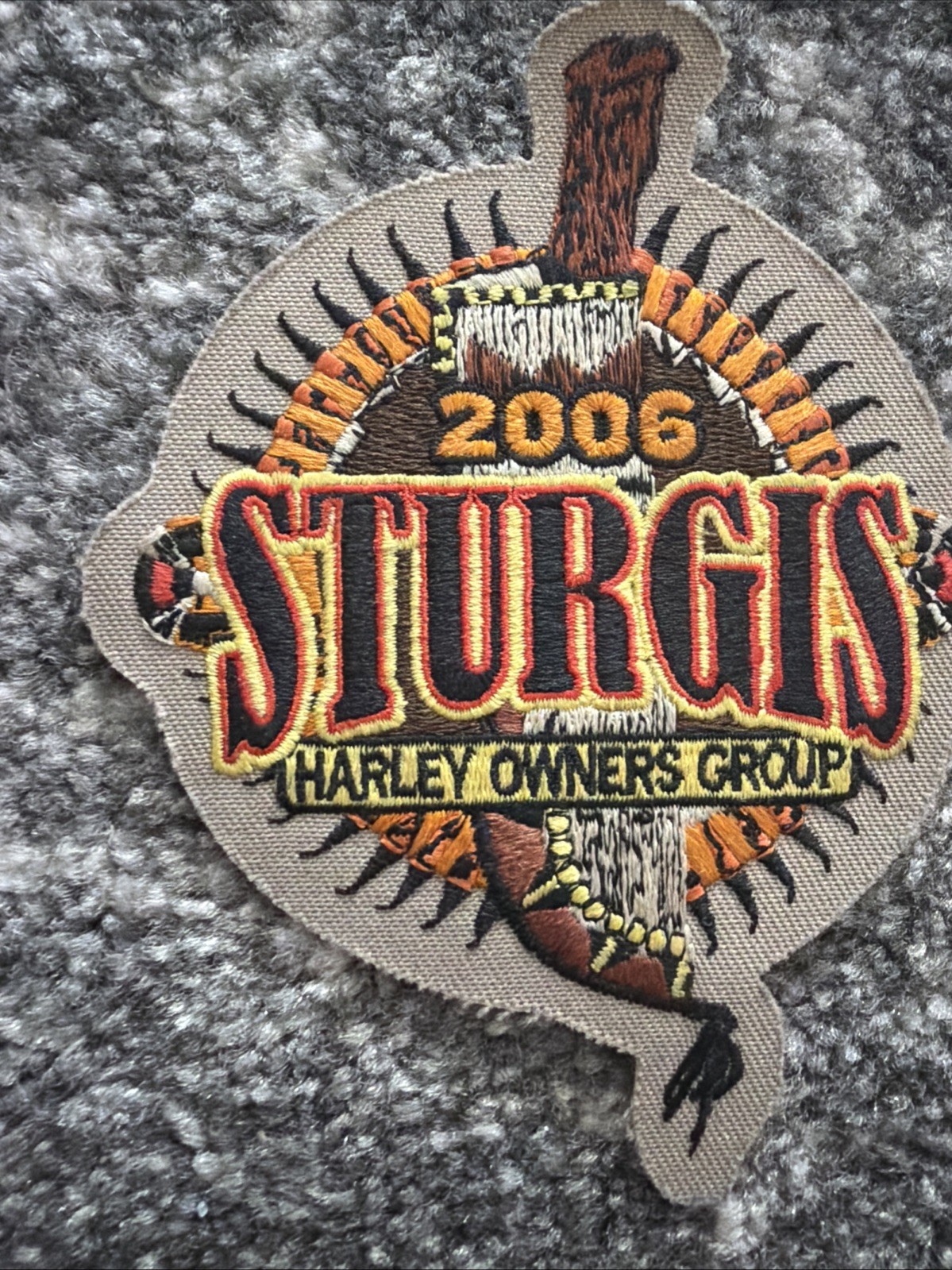 Harley Davidson STURGIS Harley Owners Group 2006 Patch
