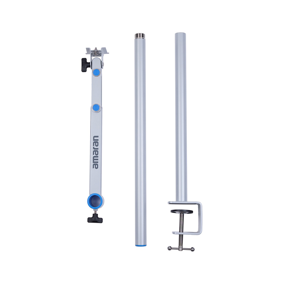 amaran Verge Desk Clamp Stand, Silver
