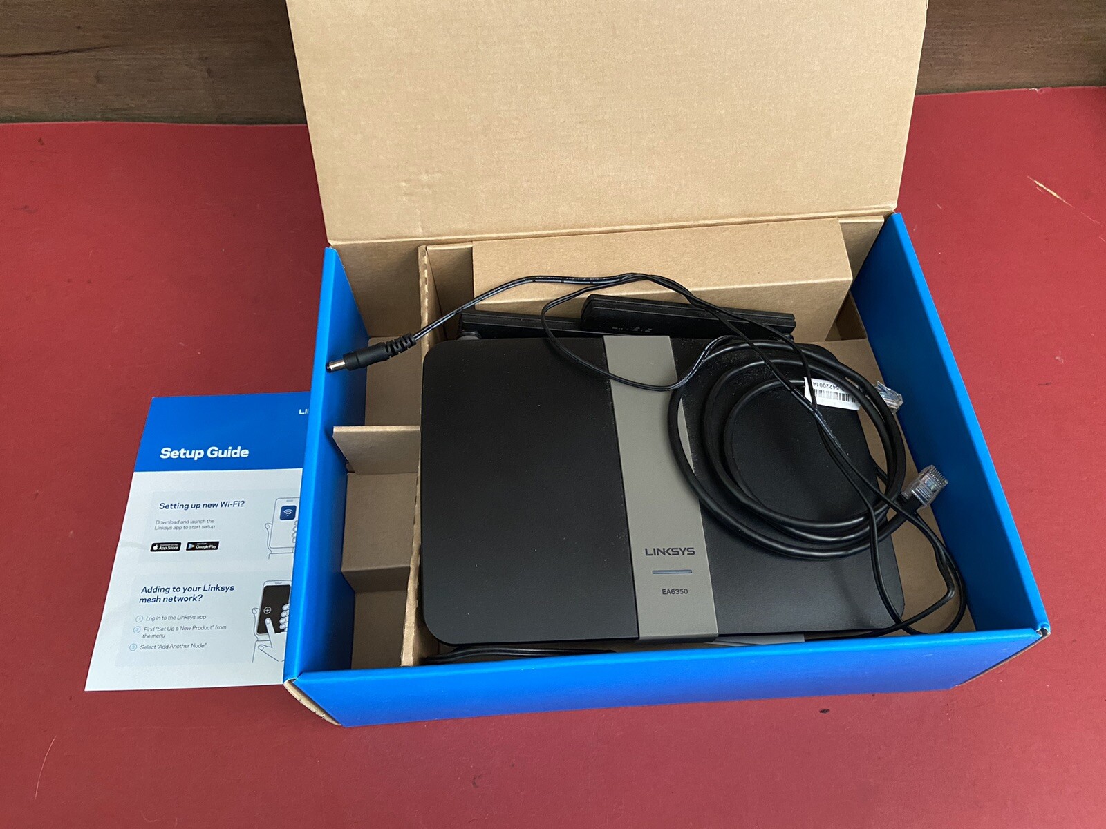 Linksys EA6350 V3 AC1200 Dual-Band 4-Port Wi-Fi Wireless Router Tested And Works
