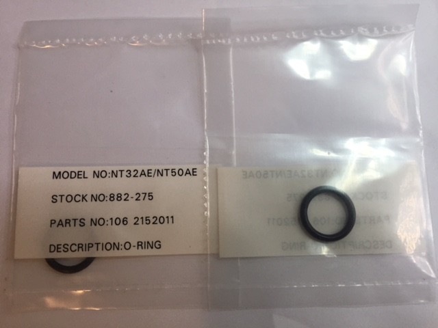 2 Qty- Genuine Hitachi 882-275 882275  O-Ring for N3804AB2 NT50AES NT50AE