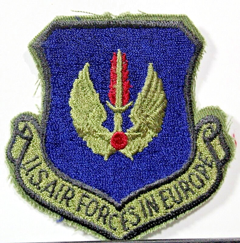 USAF Air Forces in Europe USAFE Insignia Badge Crest Patch Subdued V 2