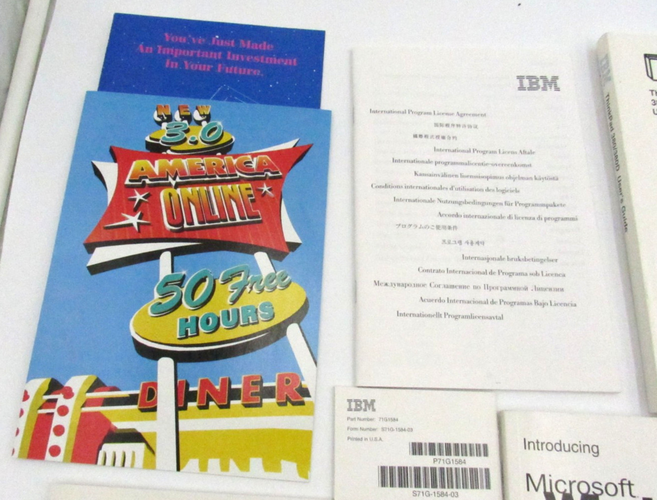 IBM ThinkPad 380 380D Laptop Booklets instructions Catalog Users Guide Set Lot