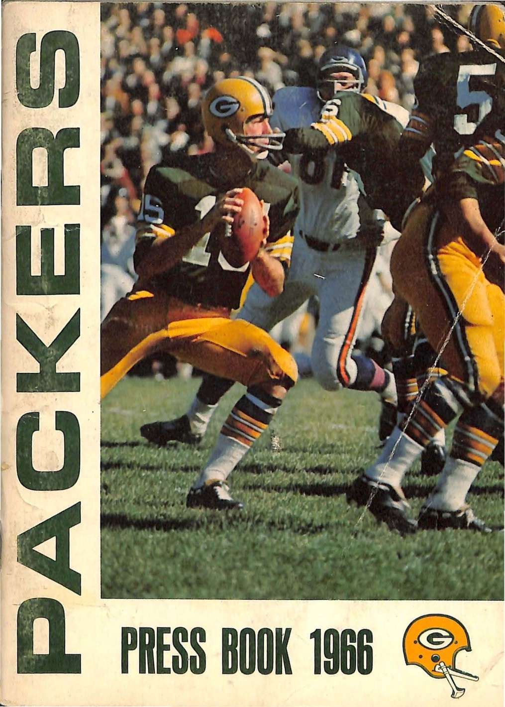 1966 Green Bay Packers Media Guide Roster - 68-page NFL Football Press Reprint