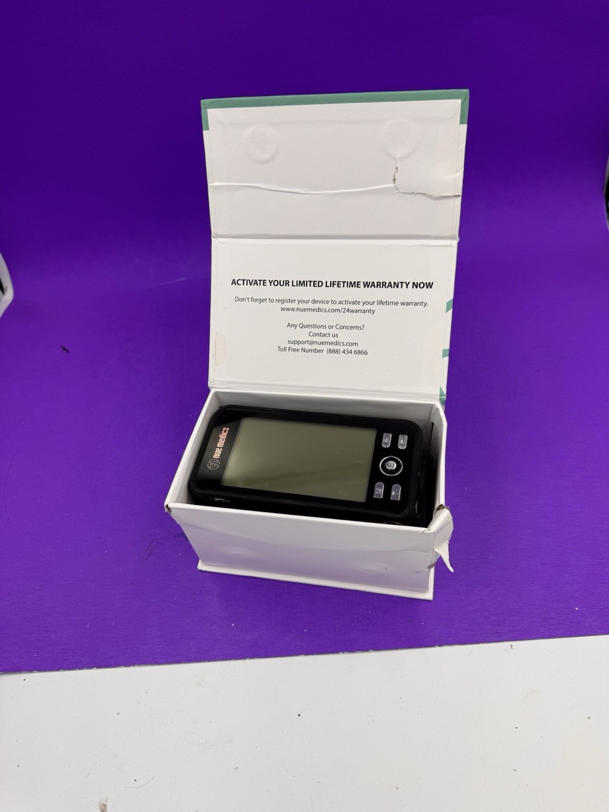 Nue Medics SM9089 TENS24 Tens Unit Machine Pulse Massager Black