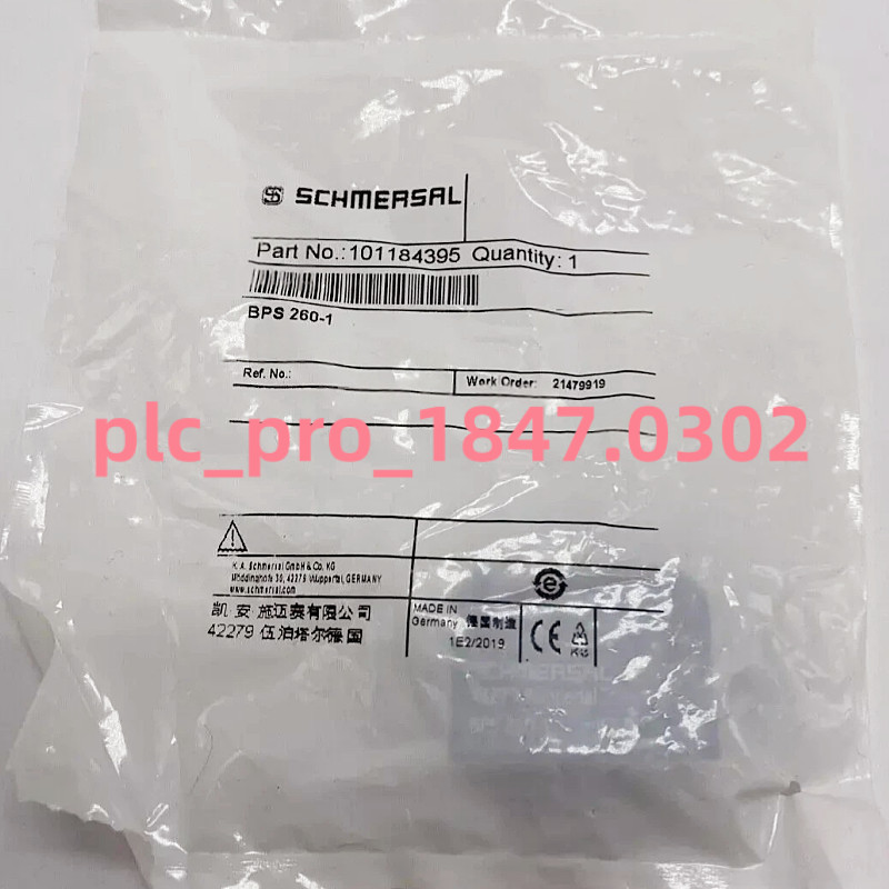 BPS 260-1 1PCS New Schmersal BPS 260-1 Actuator Sensor Magnet BPS260-1 Fast Ship