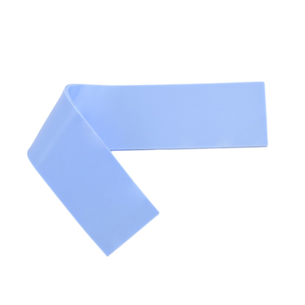 100pcs Thermal Conductive Blue Silicone Pad 100x18mm, 35*35mm, 0.5/1mm Thickness