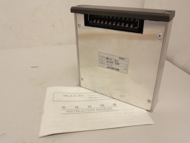 201740 New-No Box; Fuji Electric MCAIII-RY Relay Module 100-230VAC; 50/60Hz