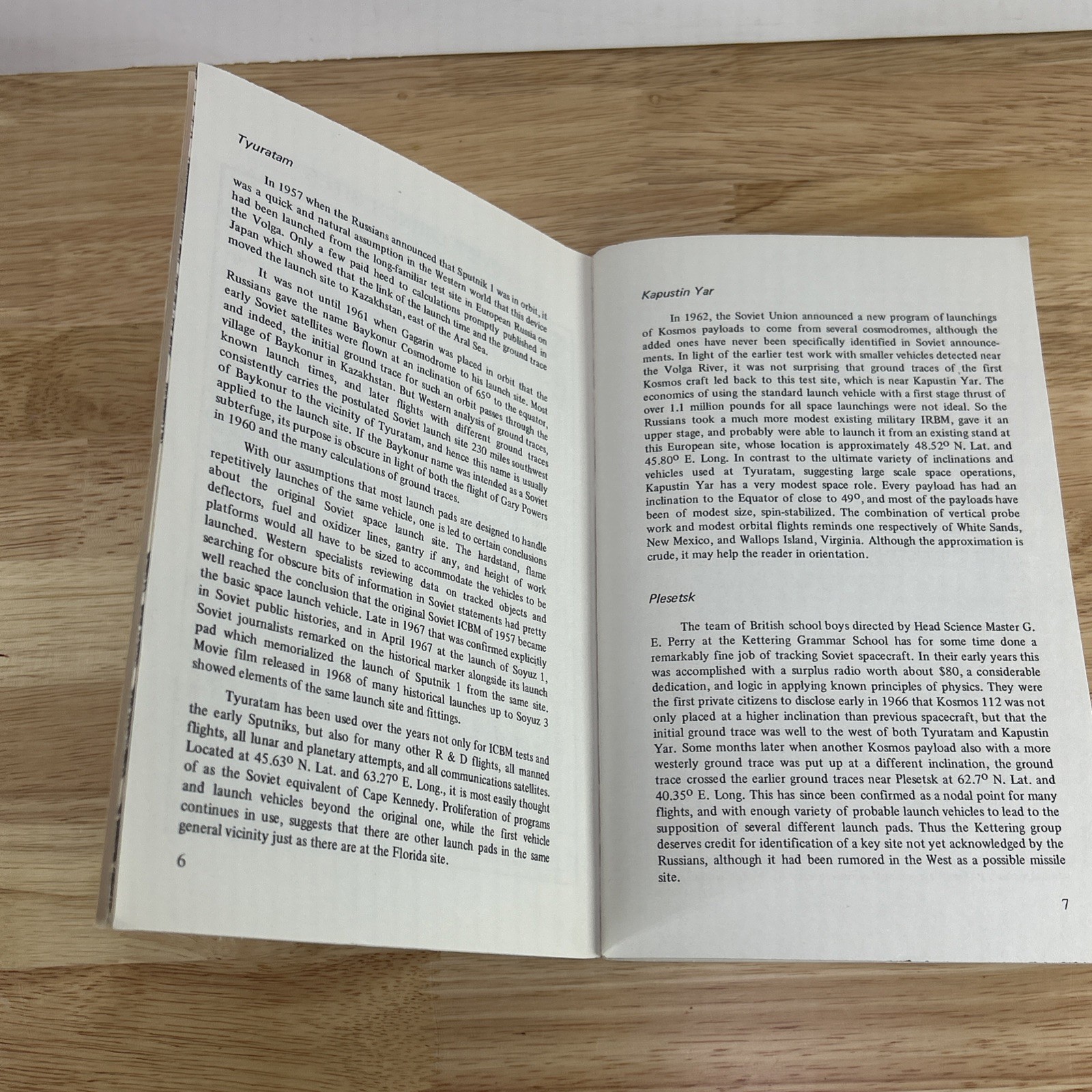 Space Log Winter 1968 1969 The Soviet Space Program Published by TRW Vintage