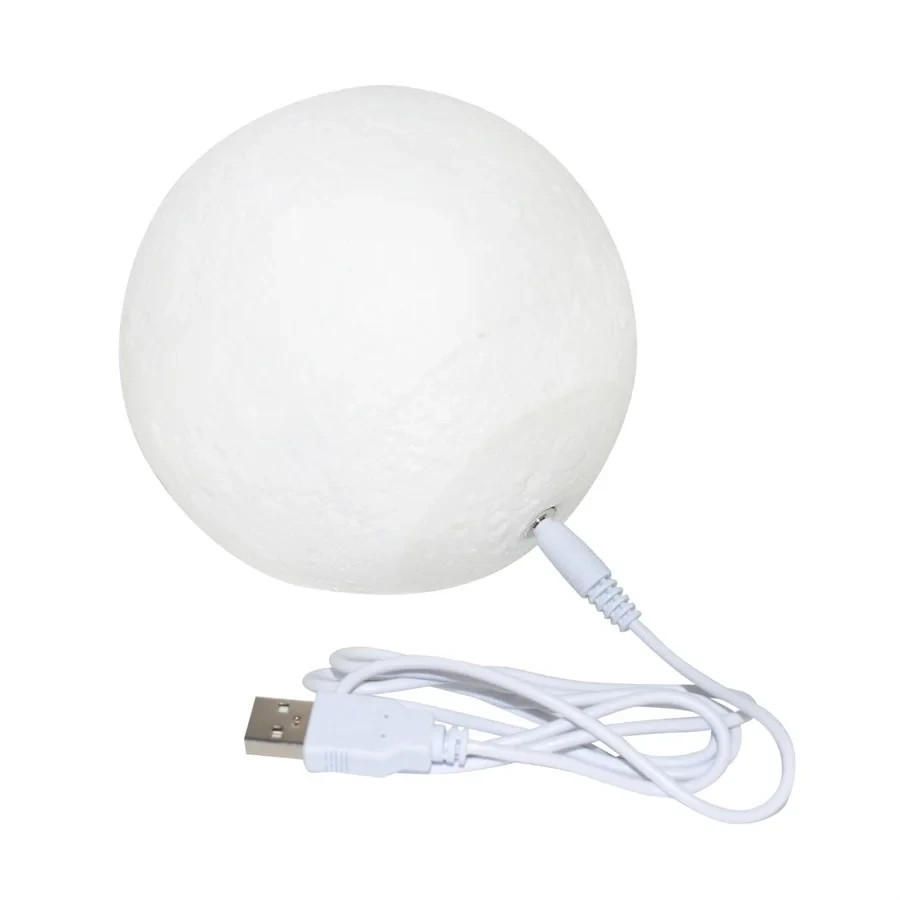 3D Moon Night Light Table Lamp USB Charging Remote Touch Control Home Decor Gift