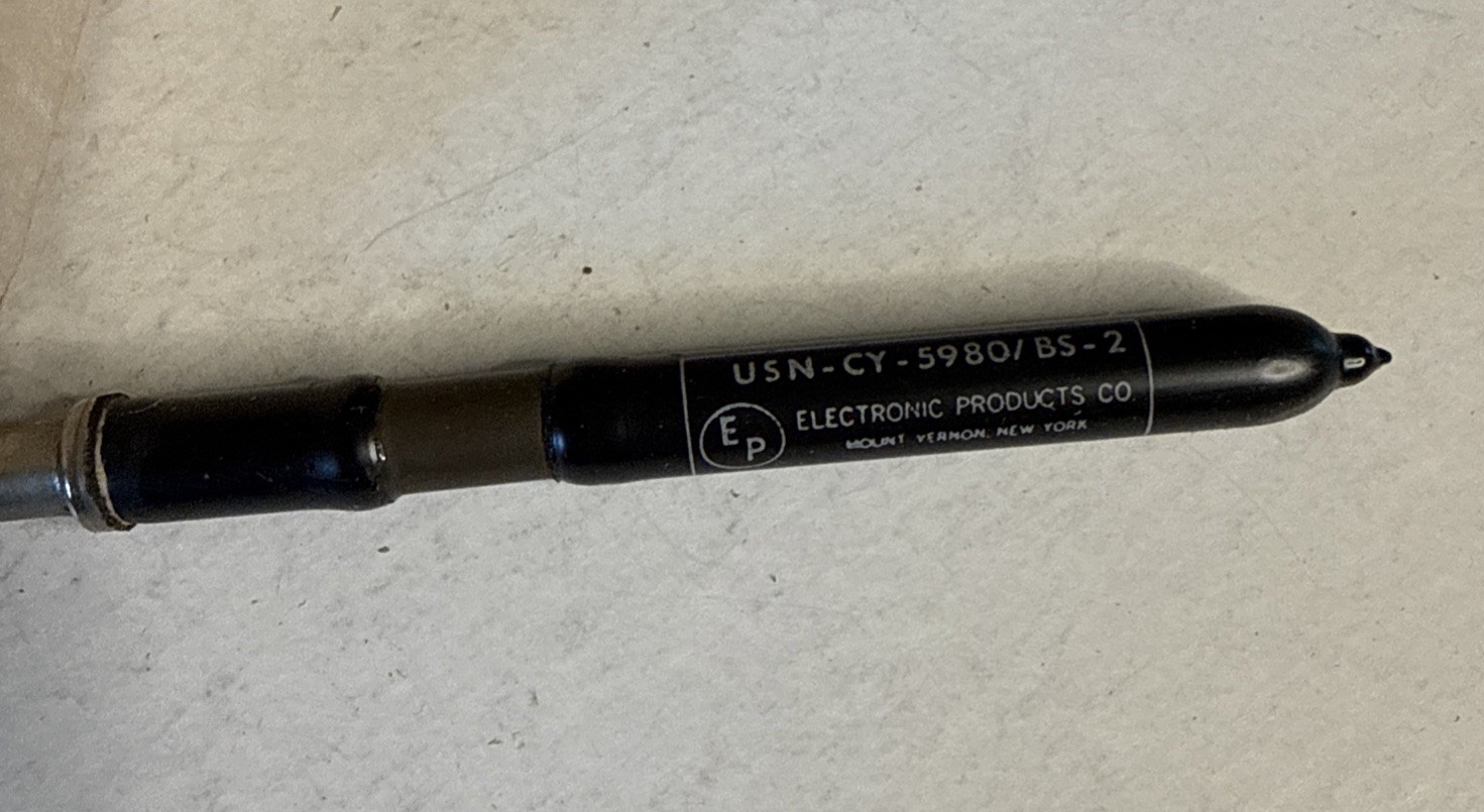 HDER G-01 geiger counter small Geiger tube only CY-5980/BS-2 EP USNavy NOS TU1