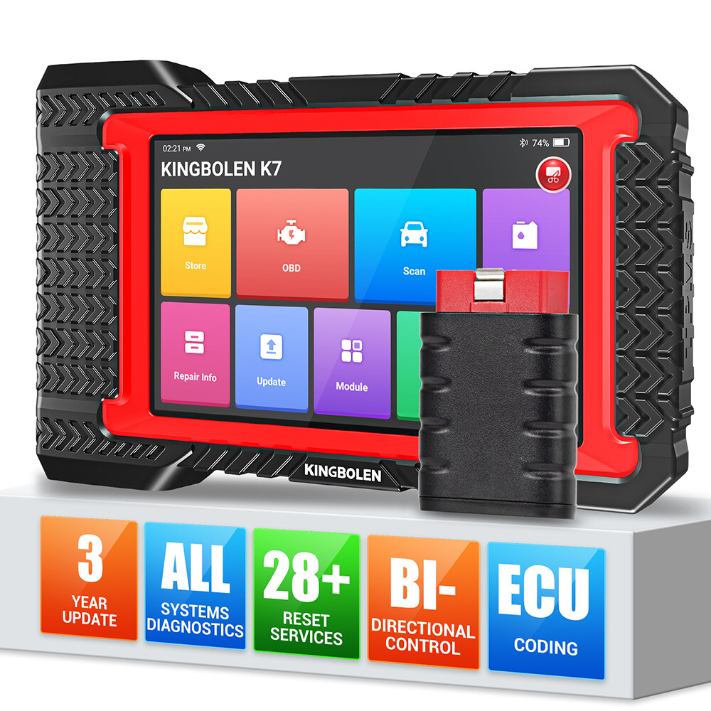 KINGBOLEN K7 Car OBD2 Bidirectional Scanner Full System Diagnostic ECU Coding