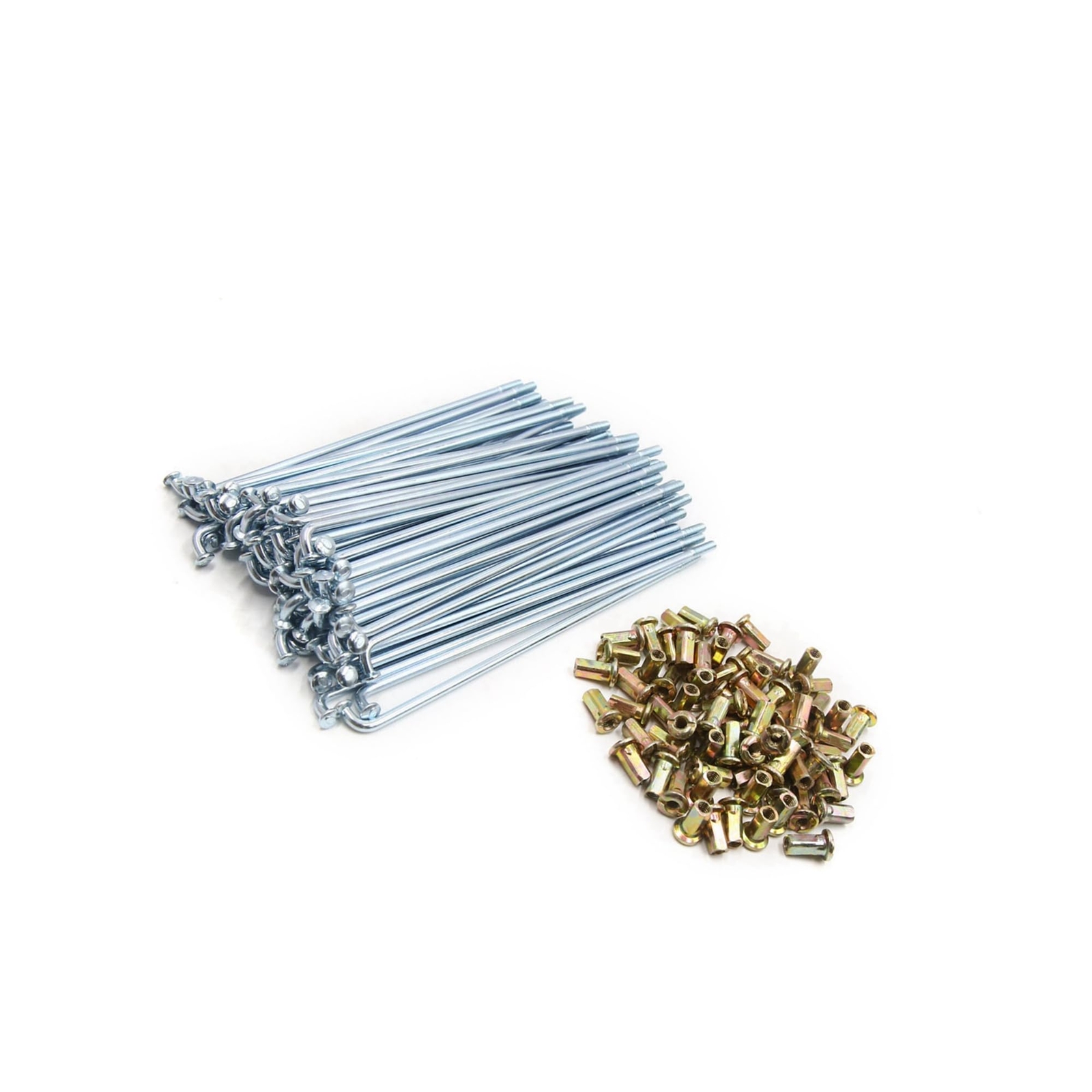72pcs 4mm Thread Diameter Motorcycle Wheel Spokes with Nipples 160mm Length L...