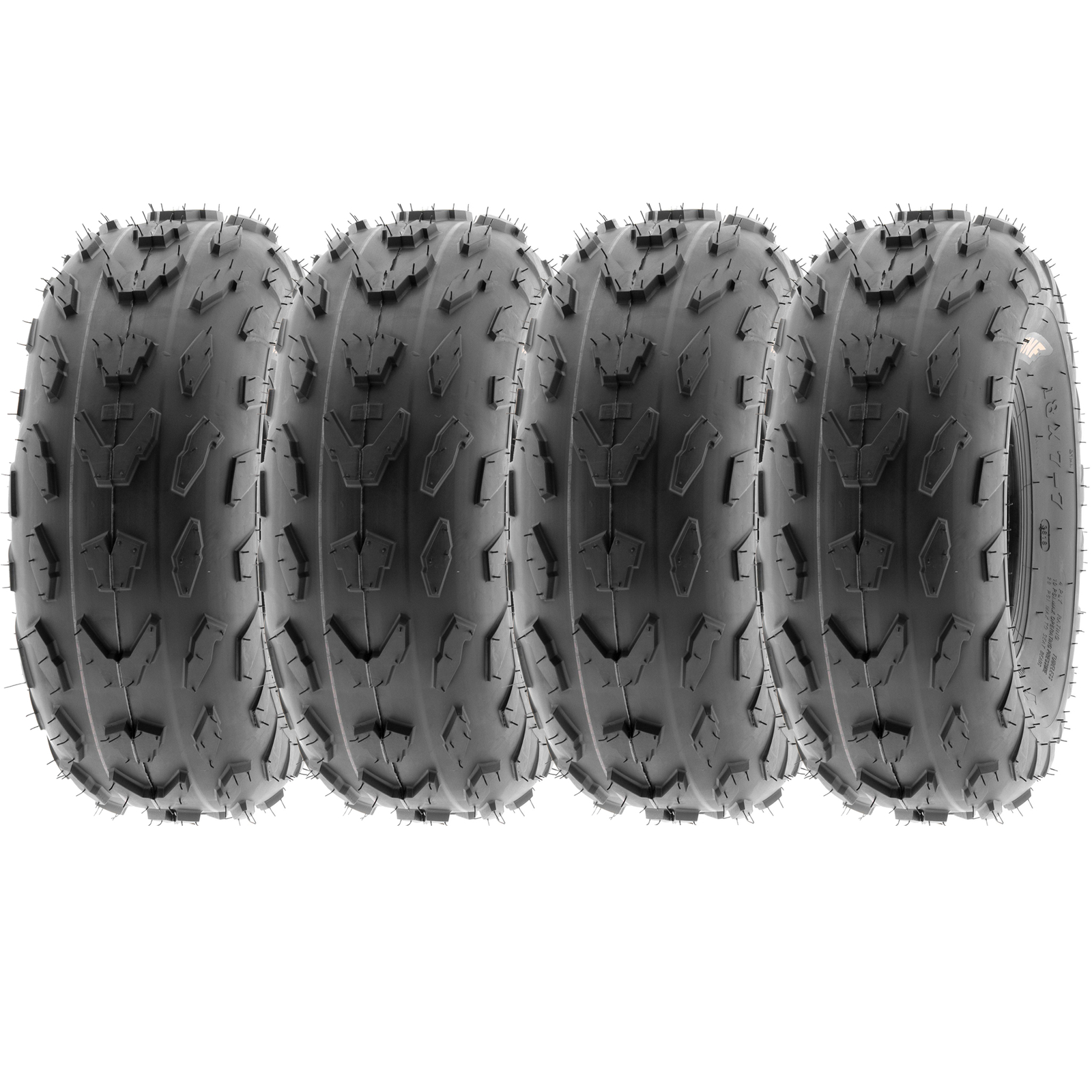Set of 4,  18x7-7 18x7x7 ATV UTV Tubeless 4 Ply Tires for 7 ” Rims - SunF A007