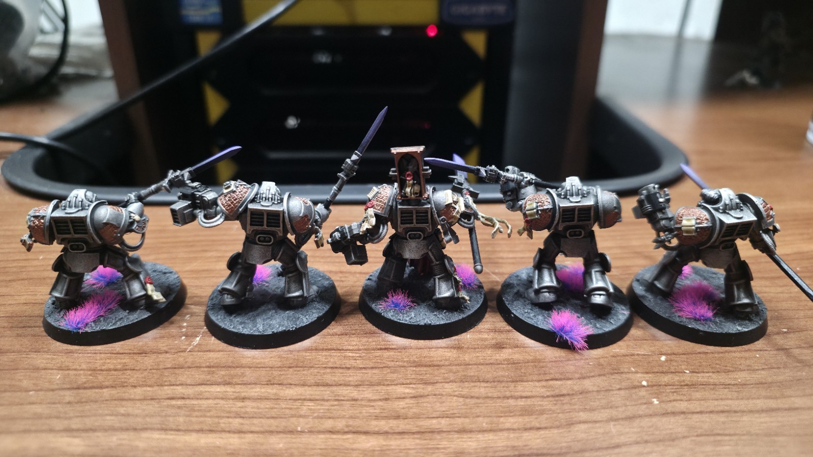 Paladin Squad Grey Knights Warhammer 40k Painted