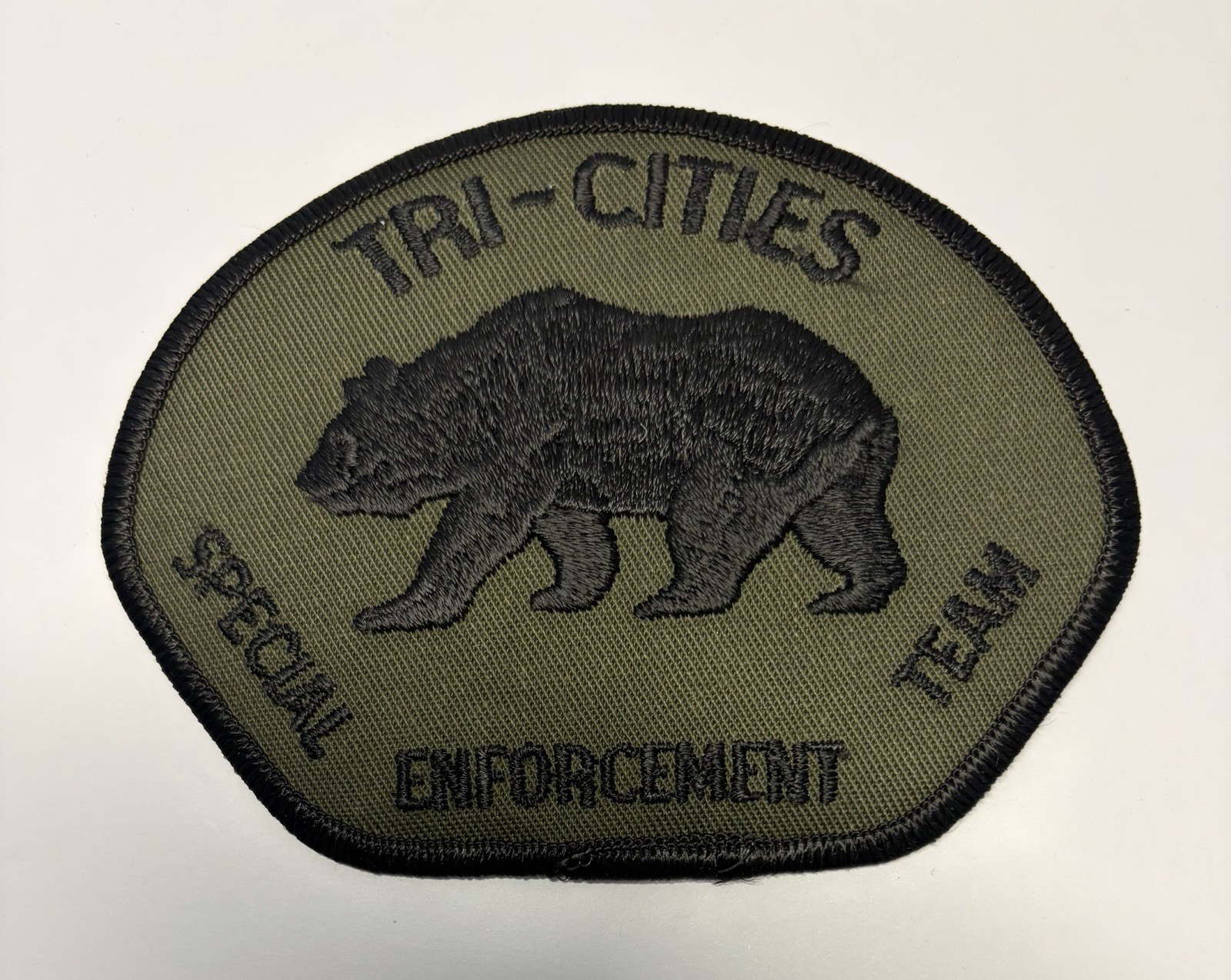 CALIFORNIA TRI-CITIES POLICE SPECIAL ENFORCEMENT TEAM SUBDUED SWAT PATCH #D34